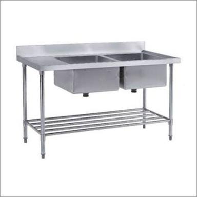Eco-Friendly Stainless Steel Double Sink Unit