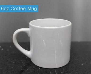 6 Oz Small 180 Ml Sublimation Mug - Color: White