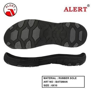 Rubber Shoe Sole - Color: Black