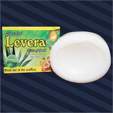 White 100Gm Levera Aloe Vera Bath Soap