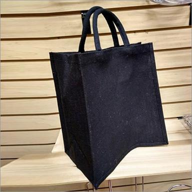As Per Your Choice Jute Black Shopping Bag