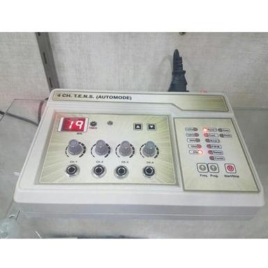 White Lcd 4 Channel Tens Auto Mode Machine