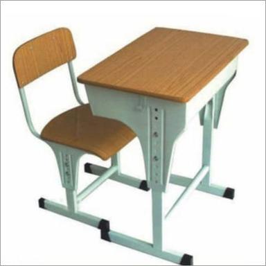 Easy To Clean School Dual Desk And Bench