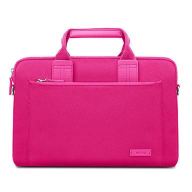 Pink Athena Messenger 15.4" Laptop Bag Premium Nylon Fabric And Multi Pockets