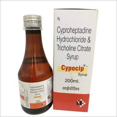  साइप्रोहेप्टैडिन हाइड्रोक्लोराइड और ट्राइकोलिन साइट्रेट सिरप 