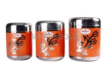 Stainless Steel Food Storage Canister Set Capacity: 150-500 Ml Milliliter (Ml)