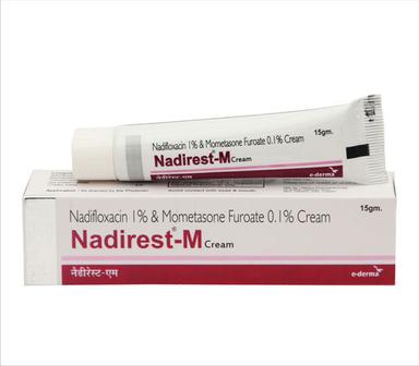  मोमेटासोन के बाहरी उपयोग वाली दवाओं के साथ नाडिफ्लोक्सासिन क्रीम 