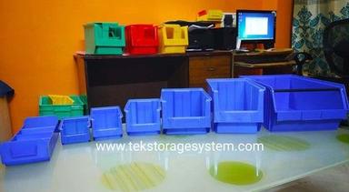 Blue Plastic Bins