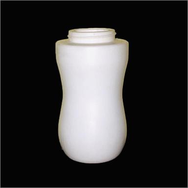 White Plastic Protein Powder Jar