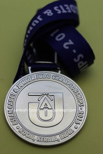 Round Silver Medal