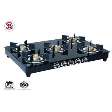 Manual Five Burner Gas Stove