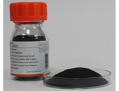 Black Lithium Manganese Oxide Nanopowder