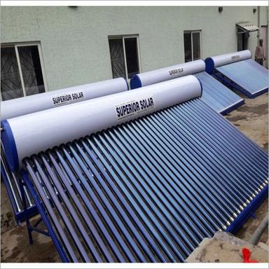 Blue & White Commercial Solar Water Heater