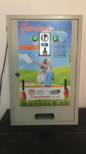 Grey Capacity Automatic Sanitary Napkin/ Mask Vending Machine