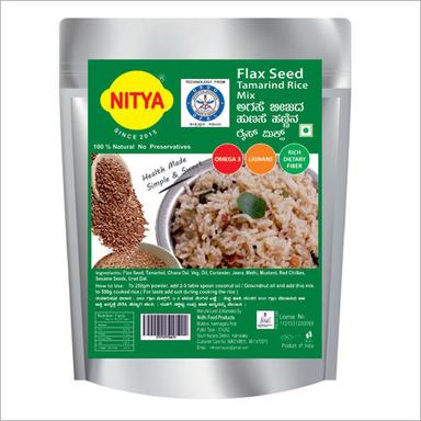 ताज़ा और स्वस्थ अलसी के बीज इमली चावल का मिश्रण