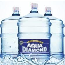 Transparent 20 Ltr  Aqua Diamond Drinking Water Jar