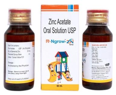 Zinc Acetate Oral Solution Usp Health Supplements