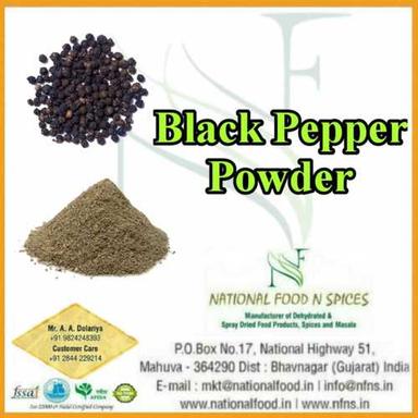 Blackish Black Pepper Powder