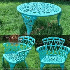 Cast Iron Chair And Table Application: Hotel