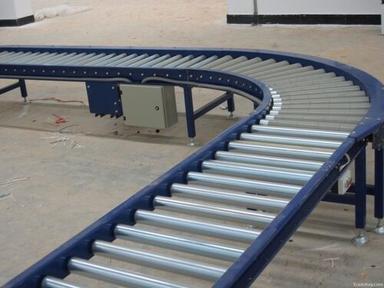 Any Colour 90 Degree Roller Conveyor System