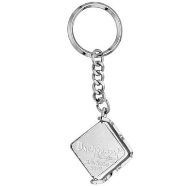Silver Promotional Revolving Keychain