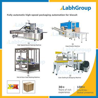 Fully Automatic High Speed Packaging Line For Biscuit Capacity: 6000 Packets Kg/Hr