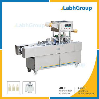 Automatic Dairy Milk Bottle With Foil Seal Filling Packing Machine