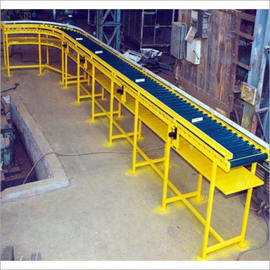 Yellow Idler Pu Coated Roller Automobile Industry Conveyor