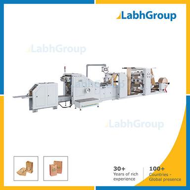 Automatic Square Bottom Paper Bag Making Machine With Flexo Printing