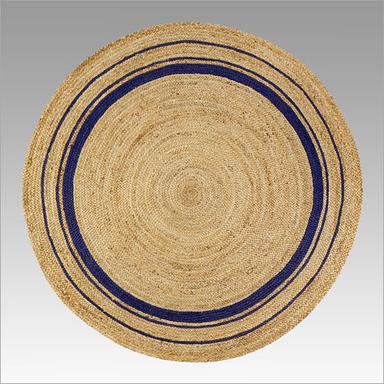 Braided Round Jute Rugs Back Material: Woven Back