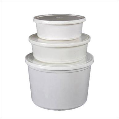 Nontoxic White Plastic Food Container
