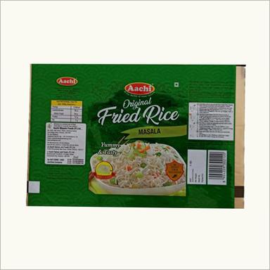 Printed Laminated Pouches For Fried Rice Masala