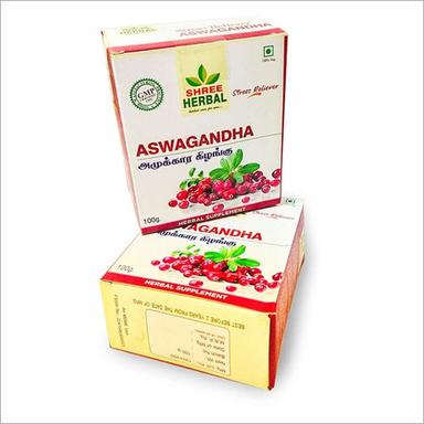 100 Gm Aswagandha Ingredients: Herbs