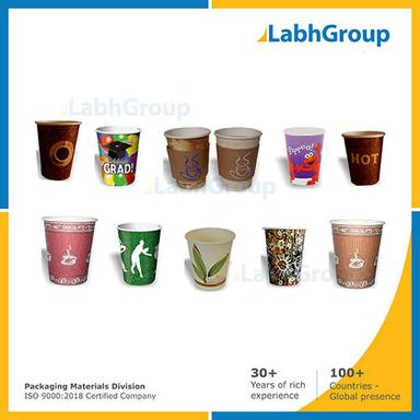 Printed Pe Coated Paper Cups For Tea