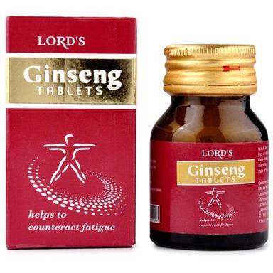 Ginseng Tablets Store In A Cool