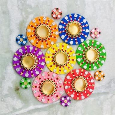 Multicolor Handmade Floating Diya