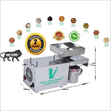 Silver Automatic Coconut Oil Expeller