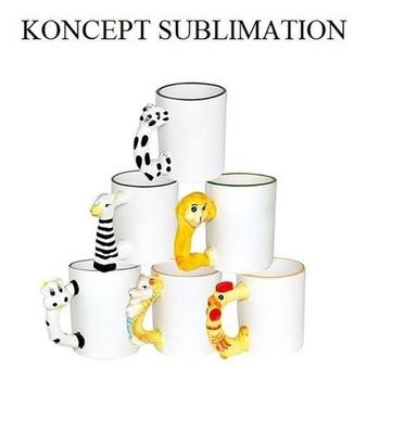 Sublimation Kids Animal Mugs