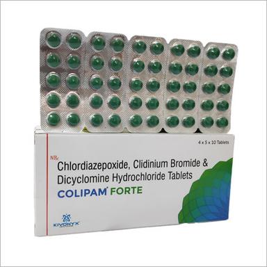  क्लोर्डियाज़ेपॉक्साइड क्लिडिनियम ब्रोमाइड और डायसाइक्लोमाइन हाइड्रोक्लोराइड टैबलेट 