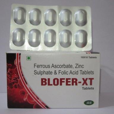 Ferrous Ascorbate, Zinc Sulphate & Folic Acid Tablets