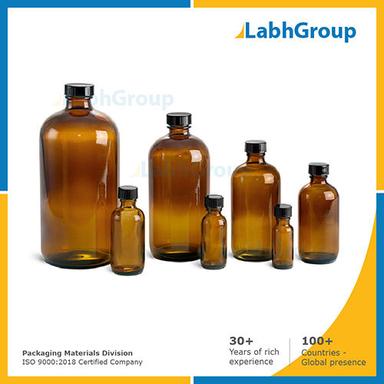 Amber Glass Bottles For Pharmaceutical Medicine Packaging