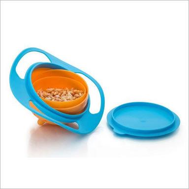 Portable Non Spill Feeding Toddler Gyro Bowl