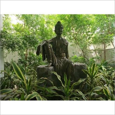 Black FRP Budhha Statue