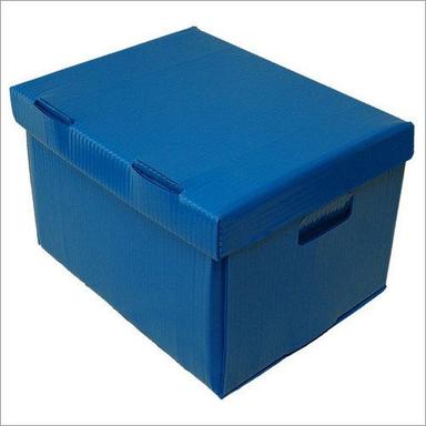  नीला प्लास्टिक नालीदार बॉक्स