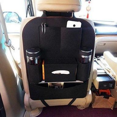 Soft Fiber Mop Cloth Car Back Seat Organizer