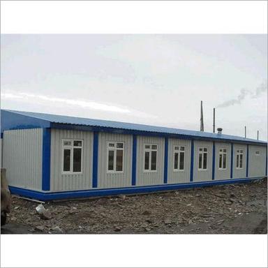 Blue-Grey Prefabricated Labour Hutment