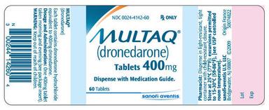 Dronedarone (As Hydrochloride) Tablets Recommended For: To Treat Pulmonary Arterial Hypertension.