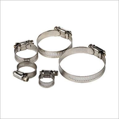 Silver Stainless Steel Hose Clamps