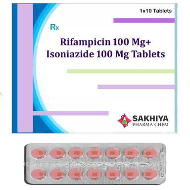 Rifampicin 100Mg+ Isoniazide 100Mg Tablets General Medicines