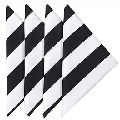 Customised B And W Triangle Napkin